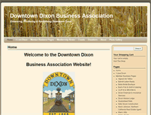 Tablet Screenshot of downtowndixon.com